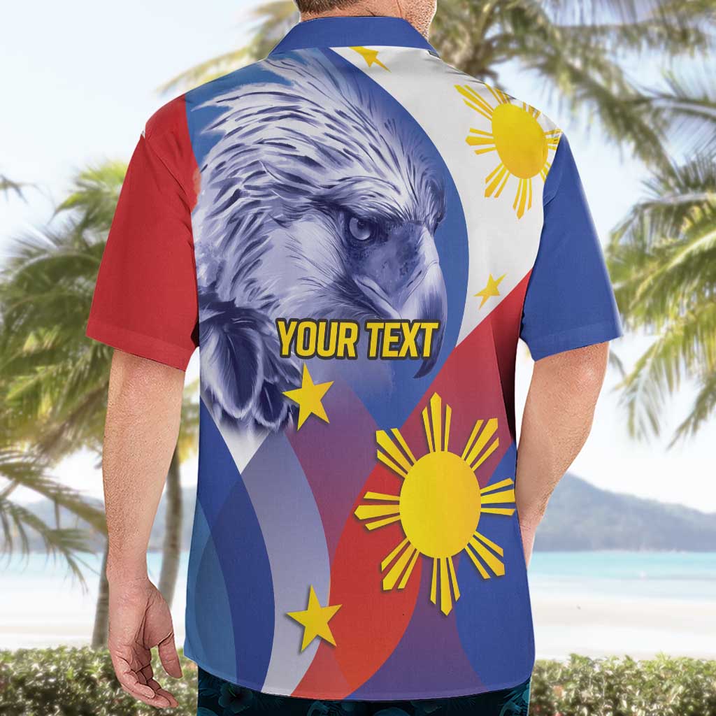 Personalized Philippines Eagle Week Hawaiian Shirt Filipino Eagle with Flag Motif