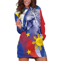 Personalized Philippines Eagle Week Hoodie Dress Filipino Eagle with Flag Motif