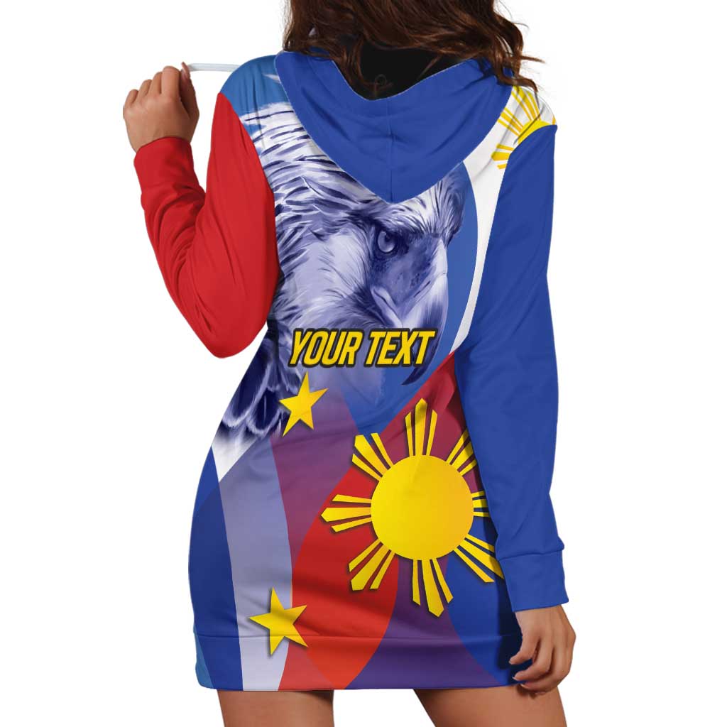 Personalized Philippines Eagle Week Hoodie Dress Filipino Eagle with Flag Motif