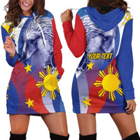 Personalized Philippines Eagle Week Hoodie Dress Filipino Eagle with Flag Motif