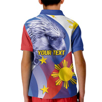 Personalized Philippines Eagle Week Kid Polo Shirt Filipino Eagle with Flag Motif