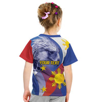 Personalized Philippines Eagle Week Kid T Shirt Filipino Eagle with Flag Motif