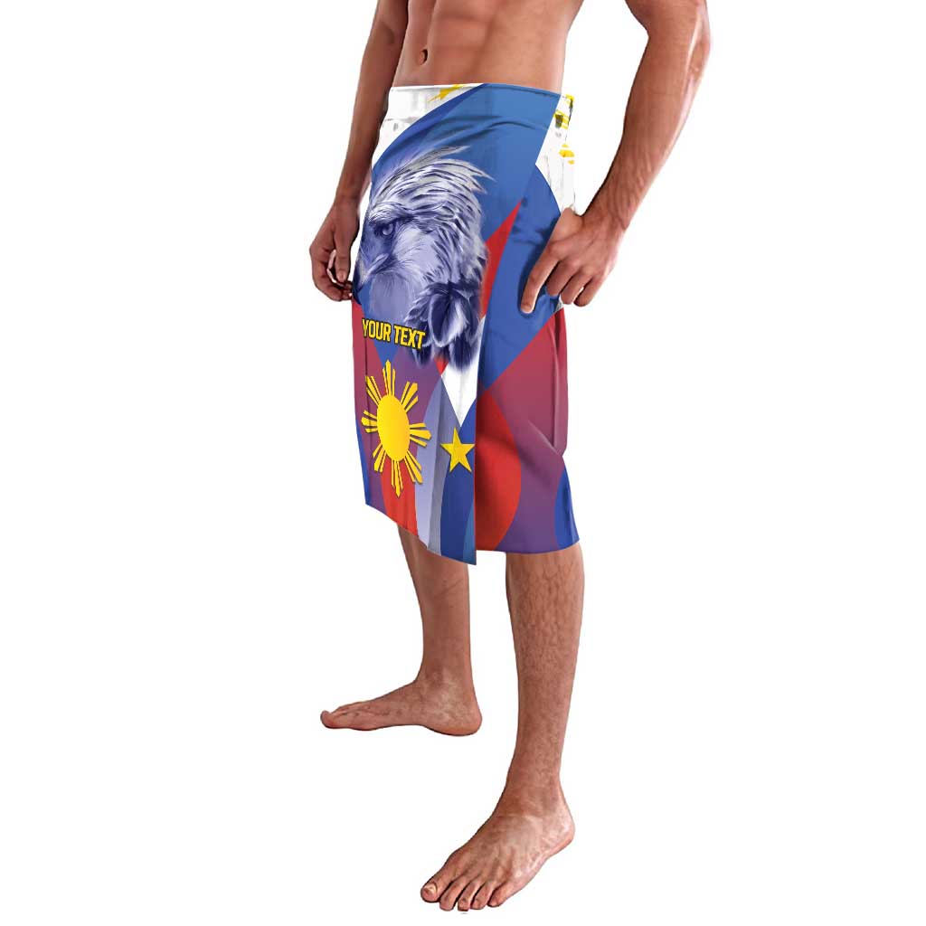 Personalized Philippines Eagle Week Lavalava Filipino Eagle with Flag Motif