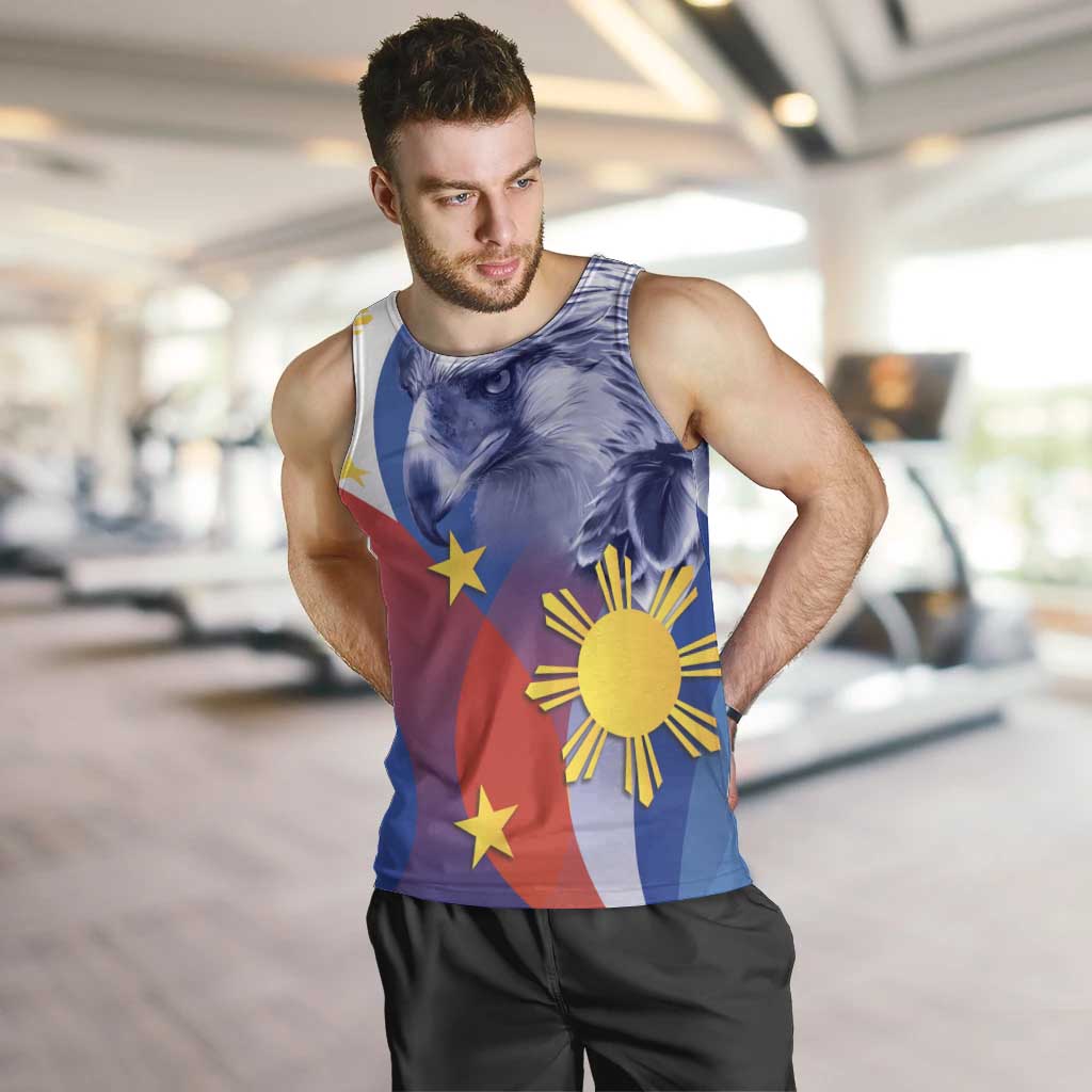 Personalized Philippines Eagle Week Men Tank Top Filipino Eagle with Flag Motif