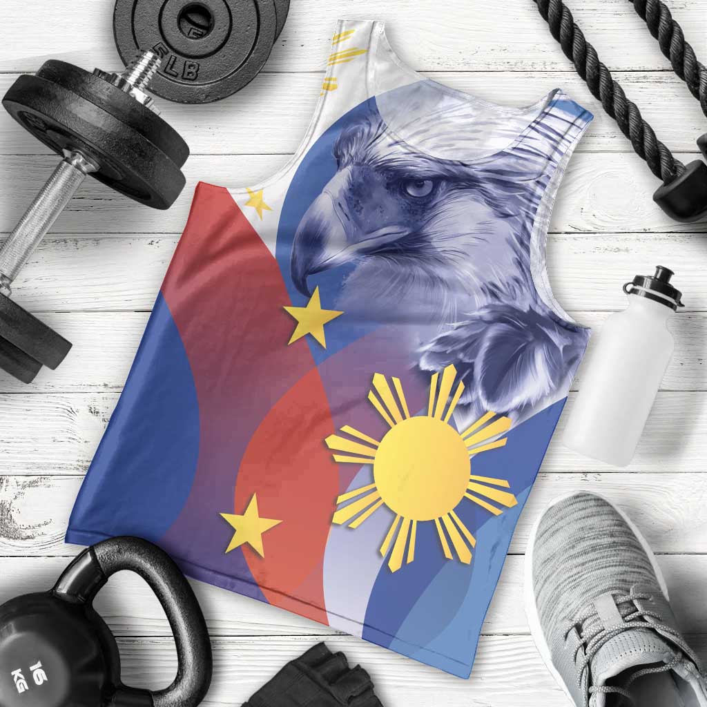 Personalized Philippines Eagle Week Men Tank Top Filipino Eagle with Flag Motif