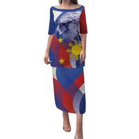 Personalized Philippines Eagle Week Puletasi Filipino Eagle with Flag Motif