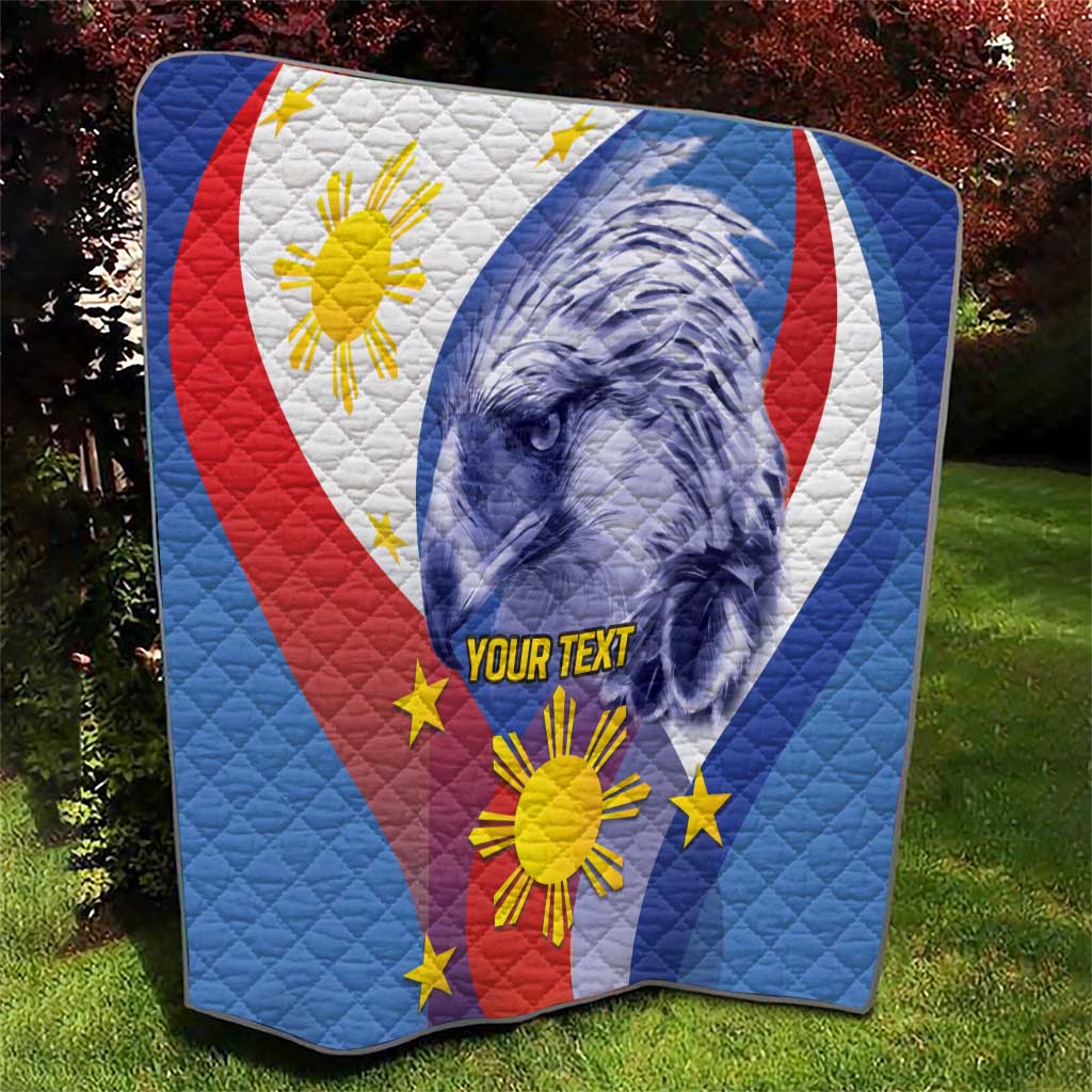 Personalized Philippines Eagle Week Quilt Filipino Eagle with Flag Motif