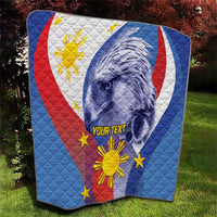 Personalized Philippines Eagle Week Quilt Filipino Eagle with Flag Motif