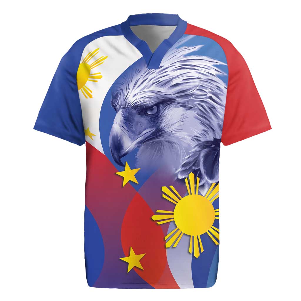Personalized Philippines Eagle Week Rugby Jersey Filipino Eagle with Flag Motif