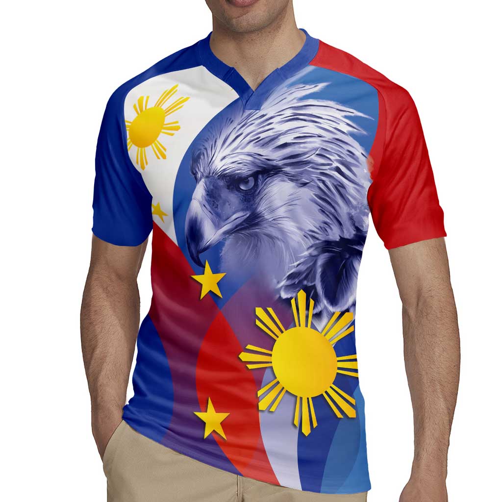 Personalized Philippines Eagle Week Rugby Jersey Filipino Eagle with Flag Motif