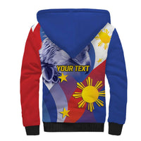 Personalized Philippines Eagle Week Sherpa Hoodie Filipino Eagle with Flag Motif
