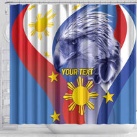 Personalized Philippines Eagle Week Shower Curtain Filipino Eagle with Flag Motif