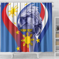 Personalized Philippines Eagle Week Shower Curtain Filipino Eagle with Flag Motif