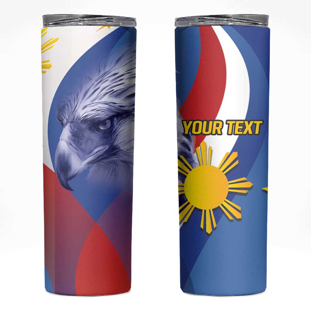 Personalized Philippines Eagle Week Skinny Tumbler Filipino Eagle with Flag Motif