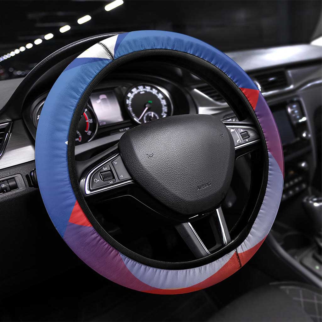 Philippines Eagle Week Steering Wheel Cover Filipino Eagle with Flag Motif