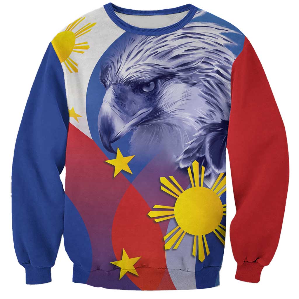 Personalized Philippines Eagle Week Sweatshirt Filipino Eagle with Flag Motif