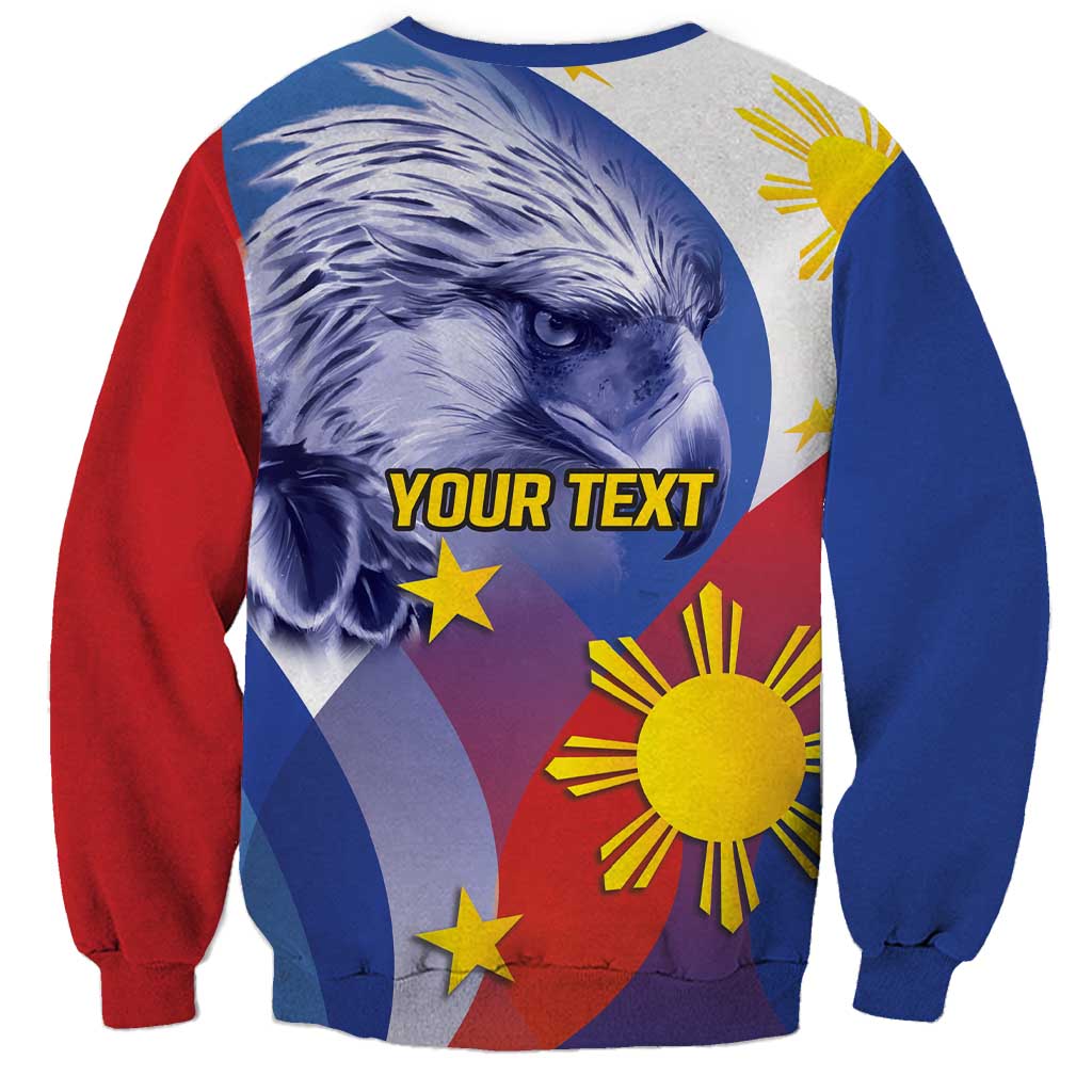 Personalized Philippines Eagle Week Sweatshirt Filipino Eagle with Flag Motif