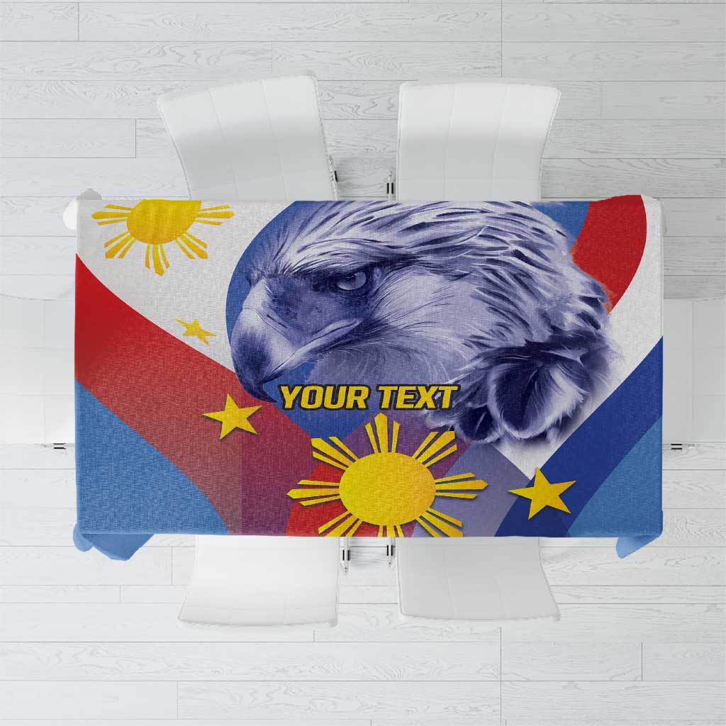 Personalized Philippines Eagle Week Tablecloth Filipino Eagle with Flag Motif