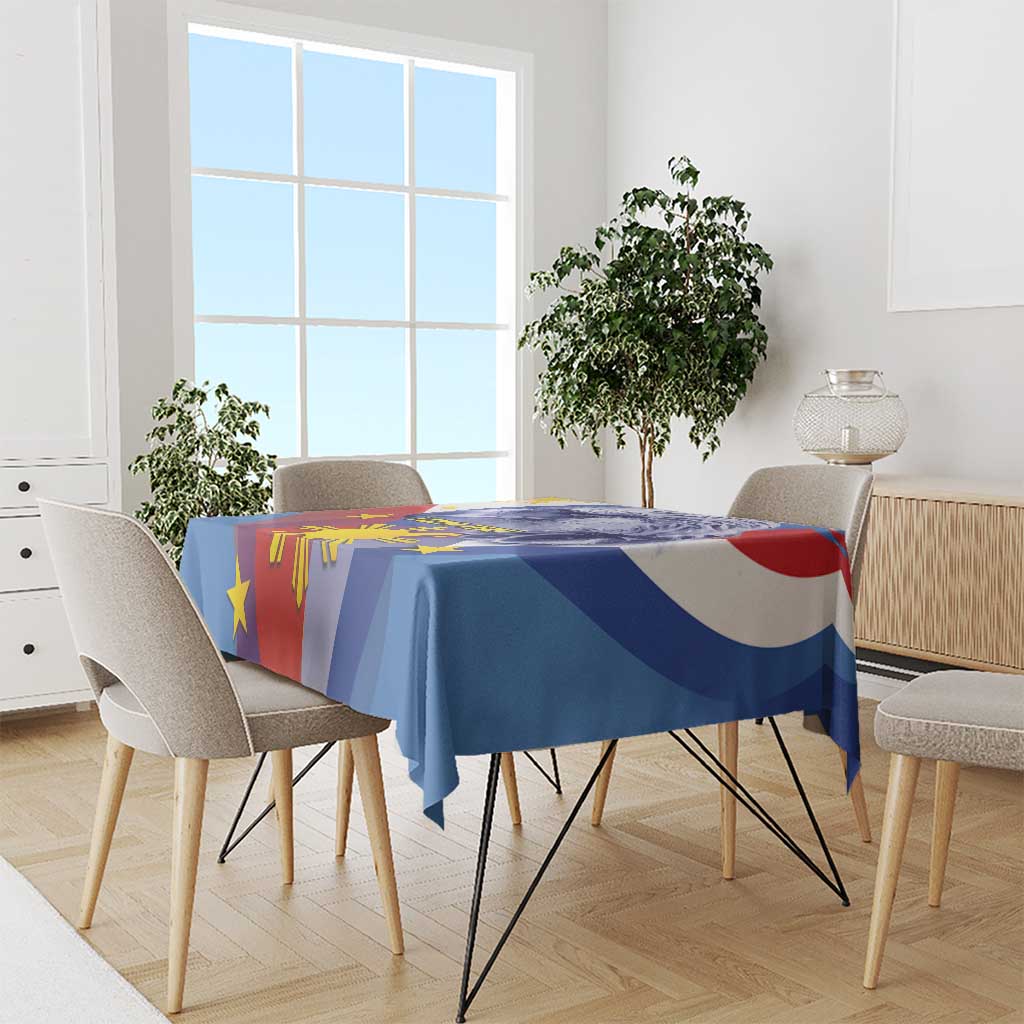 Personalized Philippines Eagle Week Tablecloth Filipino Eagle with Flag Motif