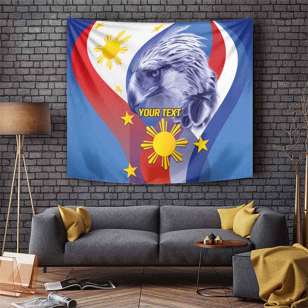 Personalized Philippines Eagle Week Tapestry Filipino Eagle with Flag Motif