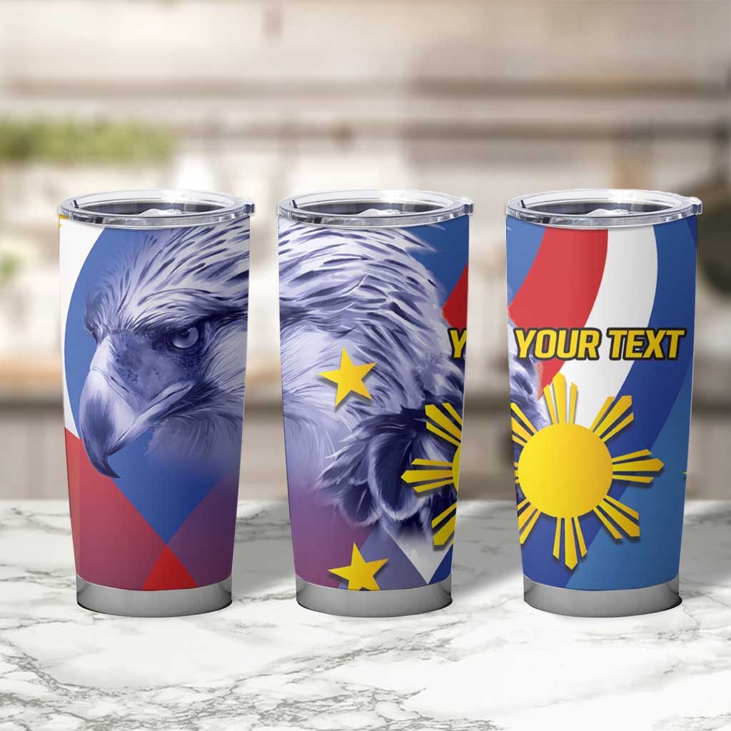 Personalized Philippines Eagle Week Tumbler Cup Filipino Eagle with Flag Motif
