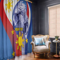 Personalized Philippines Eagle Week Window Curtain Filipino Eagle with Flag Motif