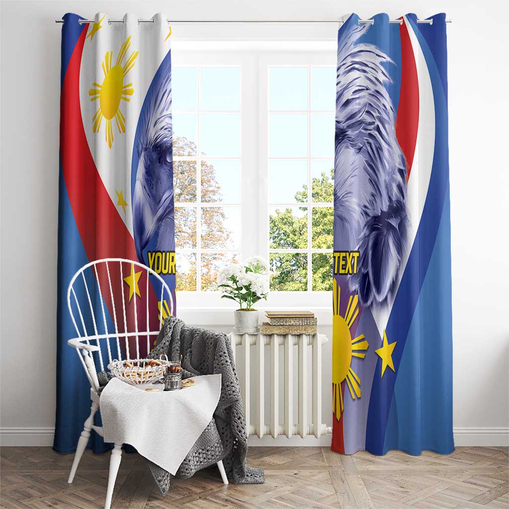 Personalized Philippines Eagle Week Window Curtain Filipino Eagle with Flag Motif