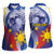 Personalized Philippines Eagle Week Women Sleeveless Polo Shirt Filipino Eagle with Flag Motif