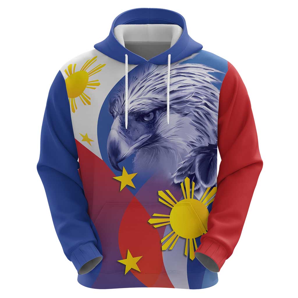 Personalized Philippines Eagle Week Zip Hoodie Filipino Eagle with Flag Motif