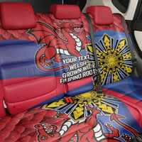 Personalized Welsh Grown With Filipino Roots Back Car Seat Cover