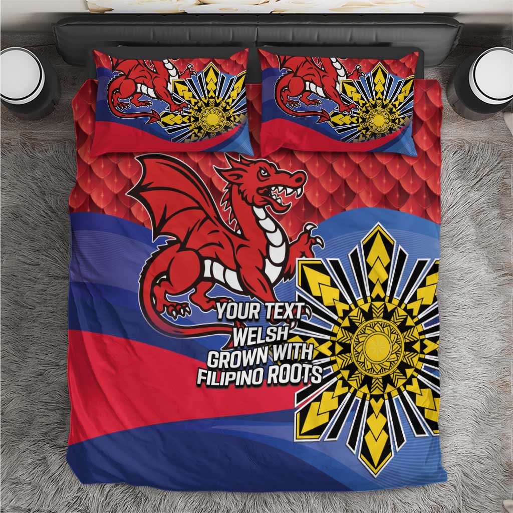 Personalized Welsh Grown With Filipino Roots Bedding Set