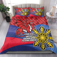 Personalized Welsh Grown With Filipino Roots Bedding Set