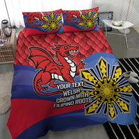 Personalized Welsh Grown With Filipino Roots Bedding Set