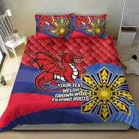 Personalized Welsh Grown With Filipino Roots Bedding Set