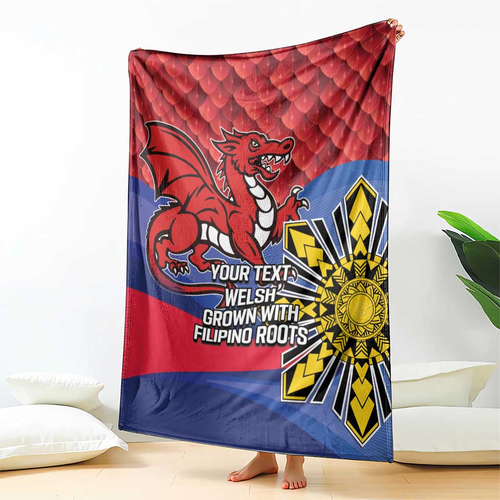 Personalized Welsh Grown With Filipino Roots Blanket