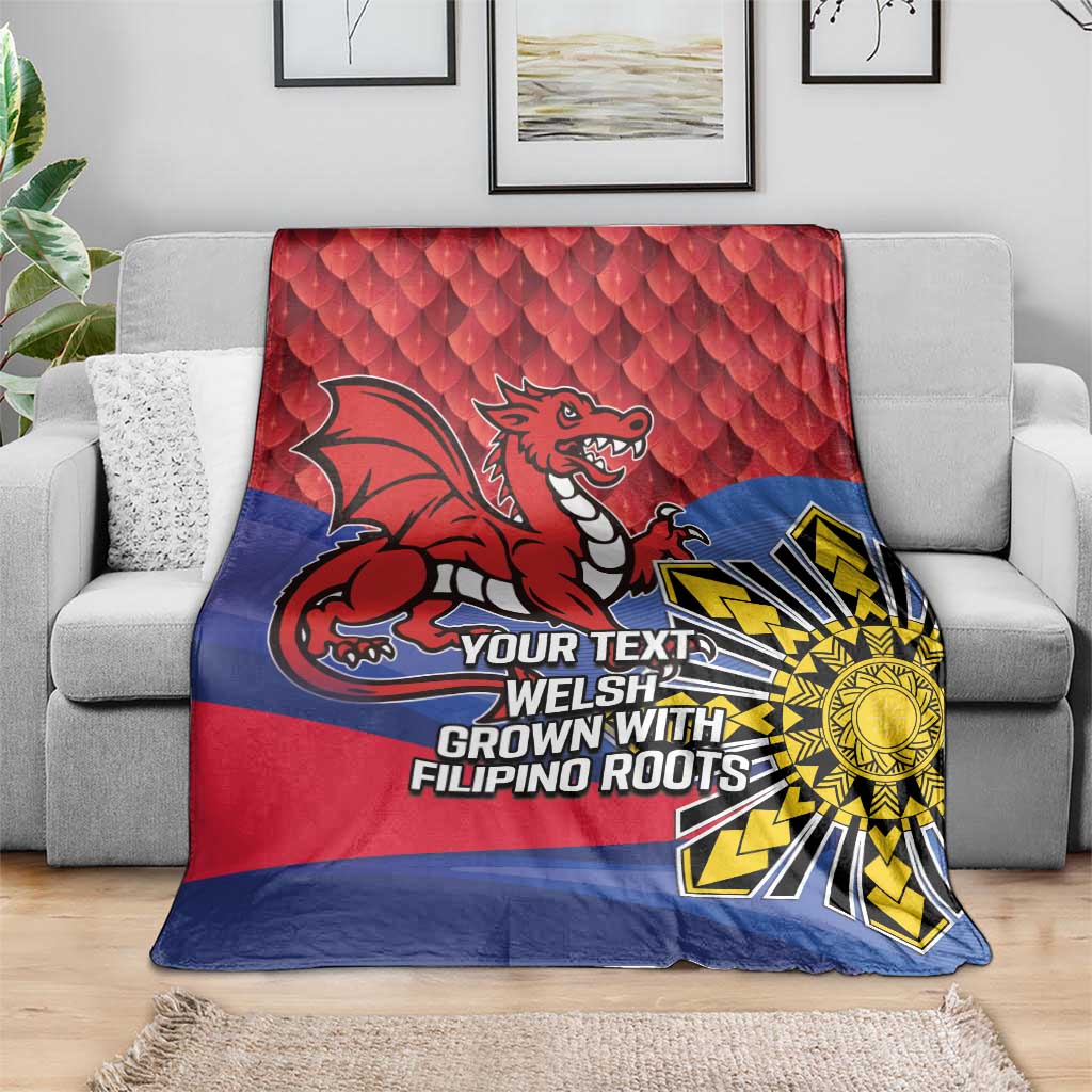 Personalized Welsh Grown With Filipino Roots Blanket