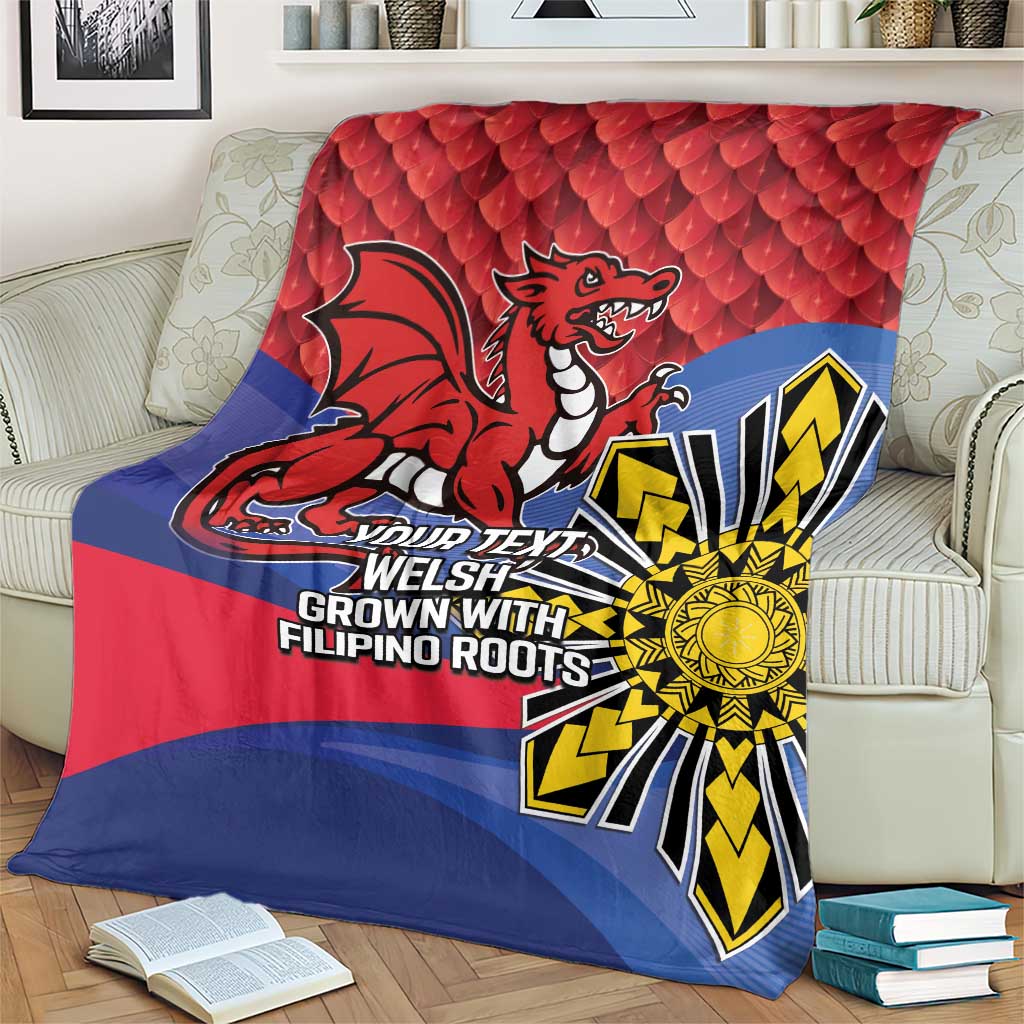Personalized Welsh Grown With Filipino Roots Blanket