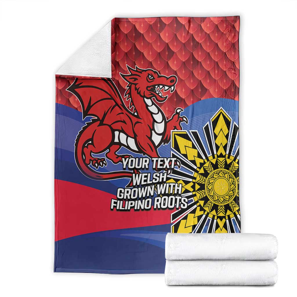 Personalized Welsh Grown With Filipino Roots Blanket
