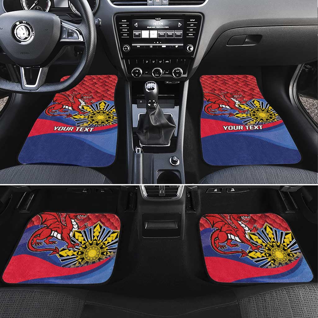 Personalized Welsh Grown With Filipino Roots Car Mats