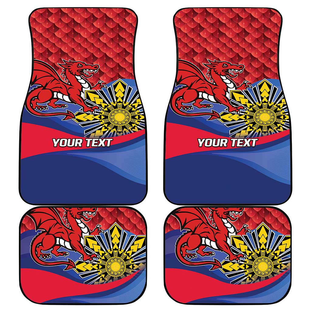 Personalized Welsh Grown With Filipino Roots Car Mats