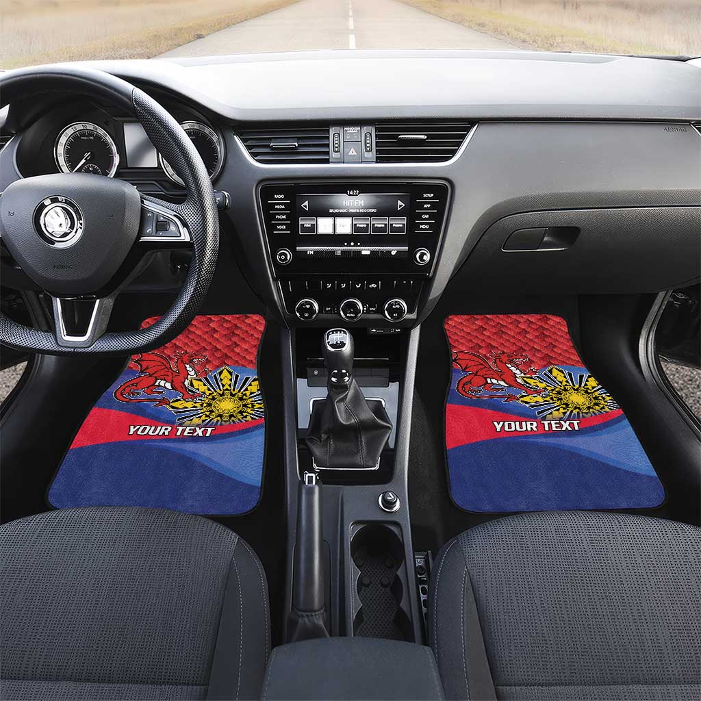 Personalized Welsh Grown With Filipino Roots Car Mats