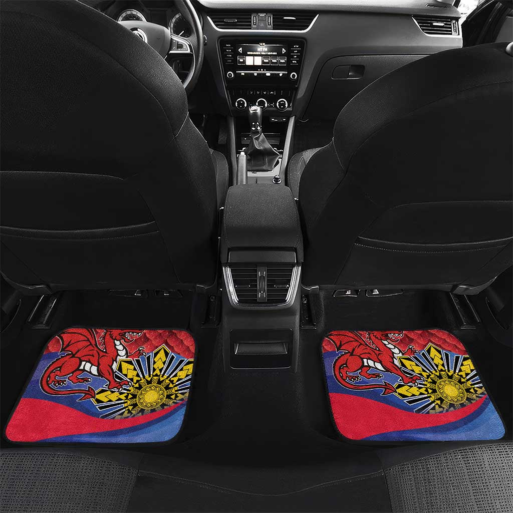 Personalized Welsh Grown With Filipino Roots Car Mats