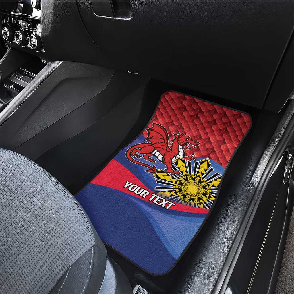Personalized Welsh Grown With Filipino Roots Car Mats