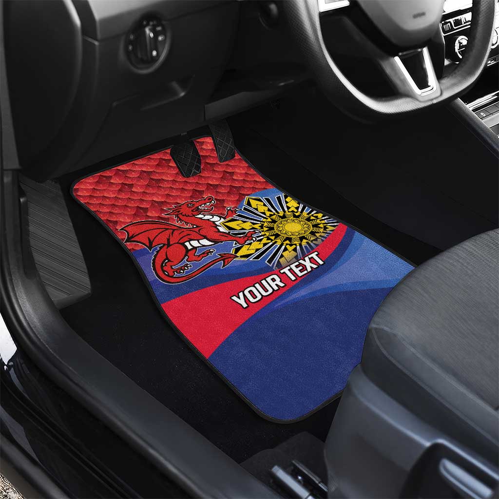 Personalized Welsh Grown With Filipino Roots Car Mats