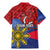 Personalized Welsh Grown With Filipino Roots Family Matching Mermaid Dress and Hawaiian Shirt
