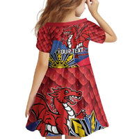 Personalized Welsh Grown With Filipino Roots Family Matching Off Shoulder Maxi Dress and Hawaiian Shirt
