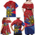 Personalized Welsh Grown With Filipino Roots Family Matching Off Shoulder Maxi Dress and Hawaiian Shirt