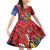 Personalized Welsh Grown With Filipino Roots Family Matching Off Shoulder Short Dress and Hawaiian Shirt