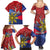 Personalized Welsh Grown With Filipino Roots Family Matching Summer Maxi Dress and Hawaiian Shirt