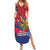 Personalized Welsh Grown With Filipino Roots Family Matching Summer Maxi Dress and Hawaiian Shirt